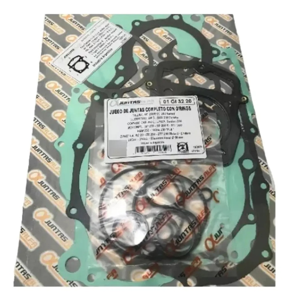  Juego Junta C/valanciador Cadena Vc 200 Xmm Skua 250 Alfa