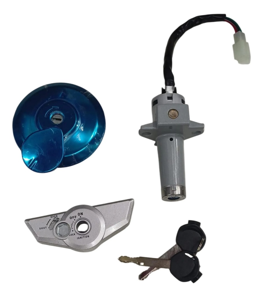 Kit Llave Contacto Rpm Tapa Tanque Honda Cg 150