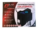 Compresor Usb Digital Inalámbrico 12v 220 Led Auto Bici Moto Negro Monofásica
