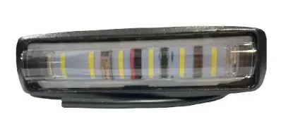 Faro Auxiliar Barra Proyector Con Lupa Led Moto Auto