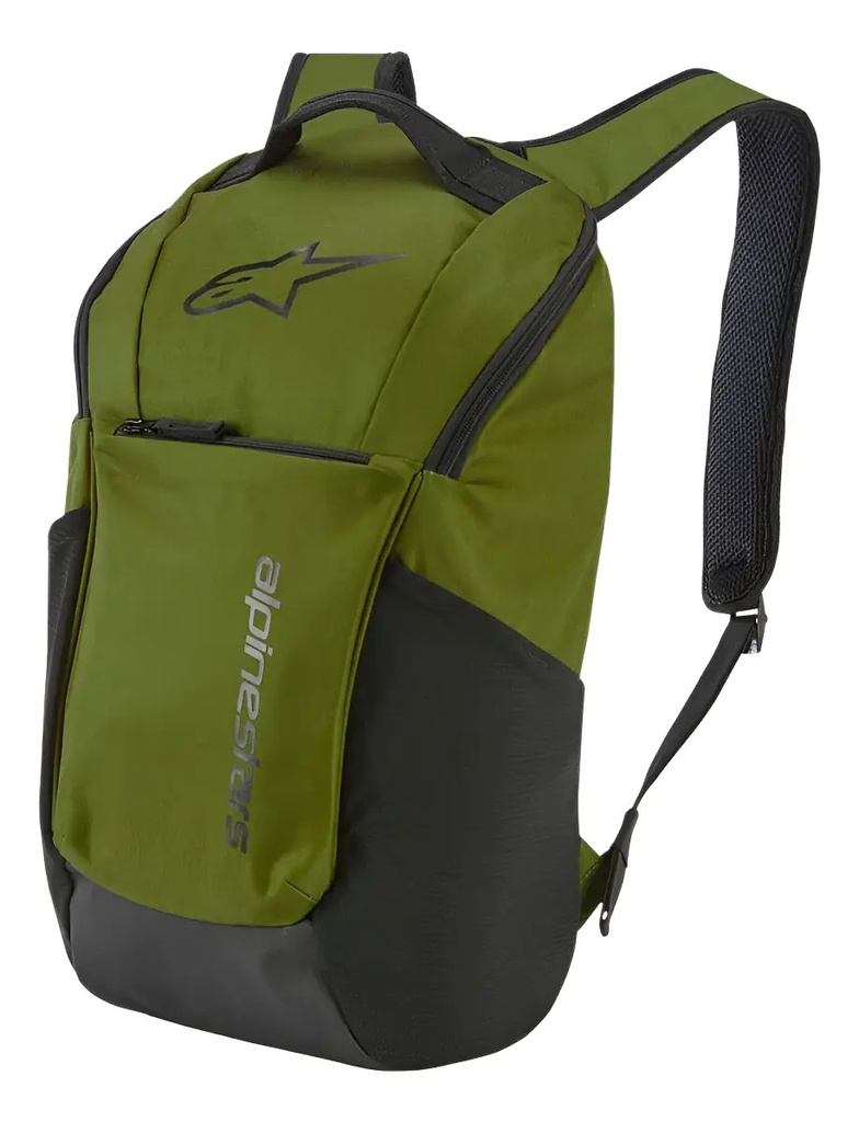 Mochila Alpinestars Defcon V2 Backpack Negro/Verde