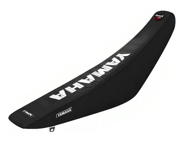 Funda De Asiento Antideslizante  Fmx Yamaha Ybr 125  Negro Estampado