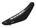 Funda De Asiento Antideslizante  Fmx Yamaha Ybr 125  Negro Estampado