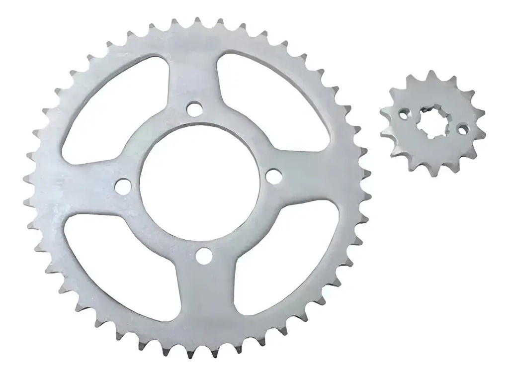 Kit Corona Piñon  Yamaha Ybr 125 43/14 Rpm Gris