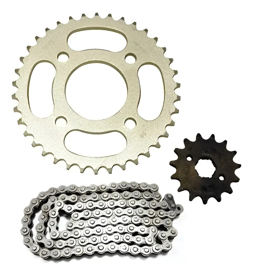 Kit Transmision  Gilera  Smash Beta Keller 110 Cadena Riffel Gris