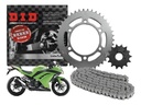 Transmision Did Kawasaki Ninja 300 Piñon Corona Cadena Oring Gris