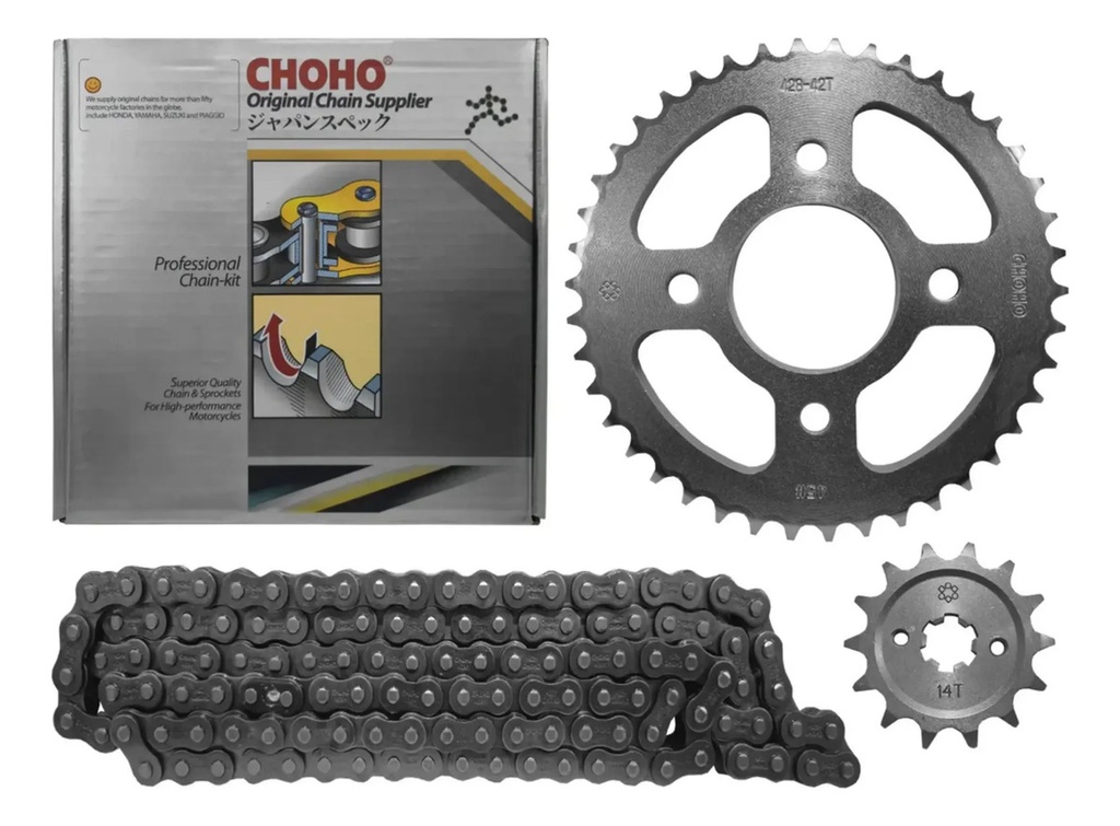 Kit Transmision Choho Bajaj Rouser  135  Gris