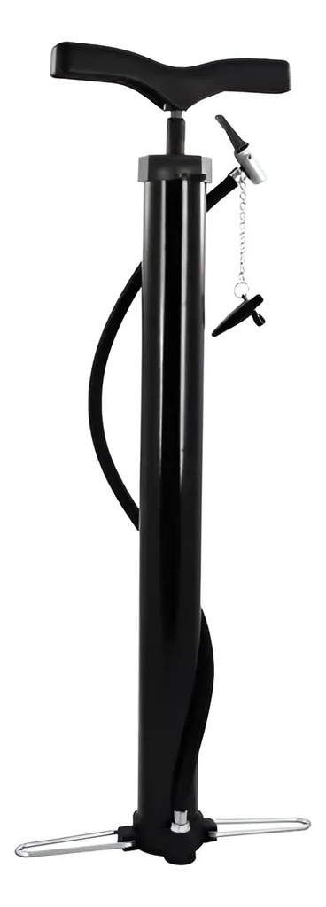 Inflador Manual Negro Bici Moto Auto Rpm Negro