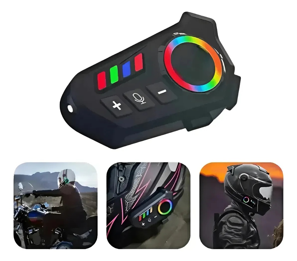 Auricular Casco Moto Manos Libres  Bluetooth Rpm