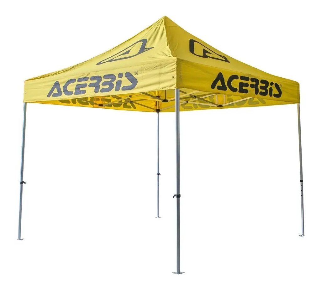Carpa Autoarmable Acerbis 3x3 Estructura Aluminio +techo Rpm Amarillo