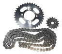 Kit de Transmision 15/35T Cadena 428H x 110L Gilera Smash 110