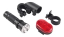 Juego Luces Bici Led Delantera 3w Trasera 5w 24-1t0601 Rpm