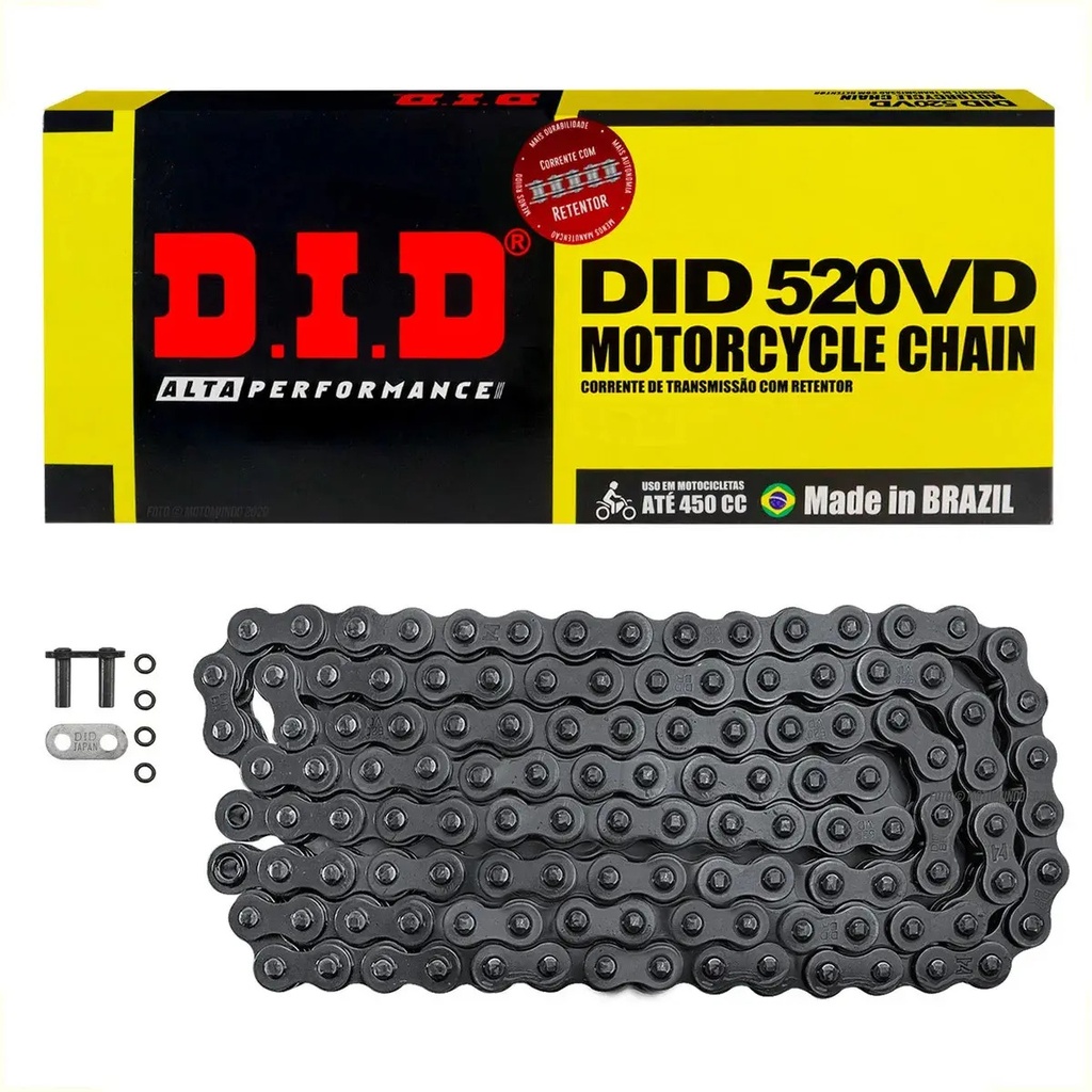 Cadena Transmision Did Brasil 520vd 118l Con Oring Rpm