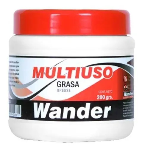 Grasa De Calcio Multiuso Moto Bici Auto Wander X 200 Gr Rpm