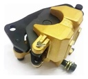 Caliper Freno Delantero Yamaha New Crypton Pastillas Negro 
