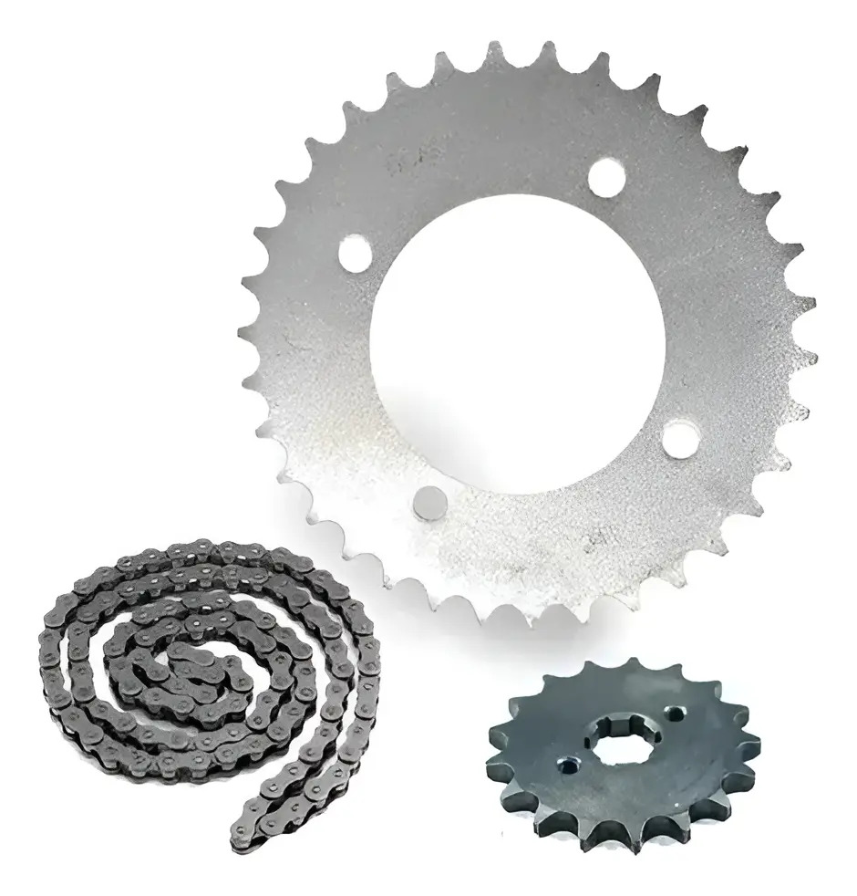 Kit Transmision Biz 125 14 / 34 Cadena H Reforzada  Gris