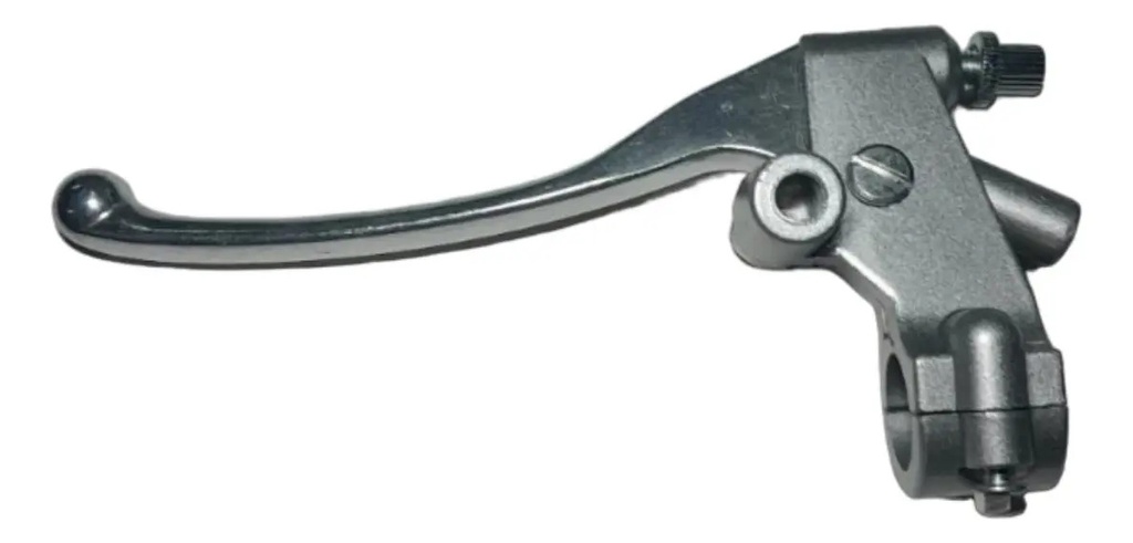 Soporte Manija Embrague C/manija Cromada  Motomel Custom 150