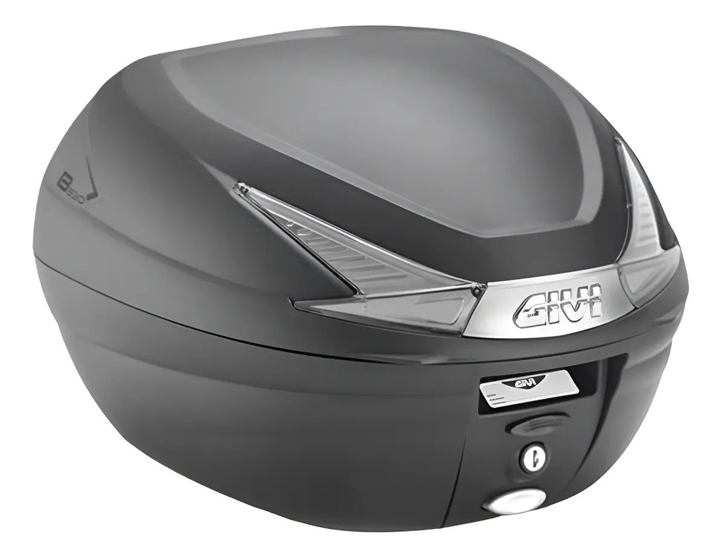 Baul Trasero Moto Givi B330nt 33 Lts Monolock 1 Casco Negro/gris