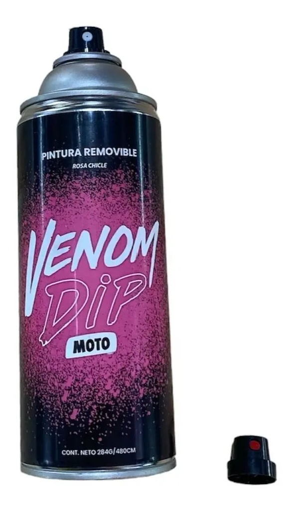 Pintura Removible Moto En Aerosol Venom Rosa.chicle Rpm Rosa.chicle