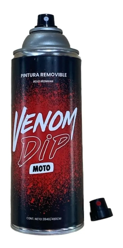 Pintura Removible Moto En Aerosol Venom Rojo.ironman Rpm Rojo.ironman