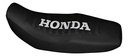Funda Asiento  Antideslizante  Honda Cg Titan 125 Fan Tc4  Negro Estampado