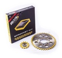 Kit De  Piñon Y Corona Drook Falcon 40/15 520h Rpm Negro