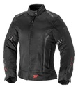Campera Moto Mujer Seventy Sd-jt36 Cordura Negro Gris Rpm Negro/gris L