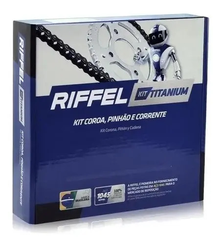 Transmision Riffel Suzuki Ax 100 Piñon Corona Cadena  Rpm
