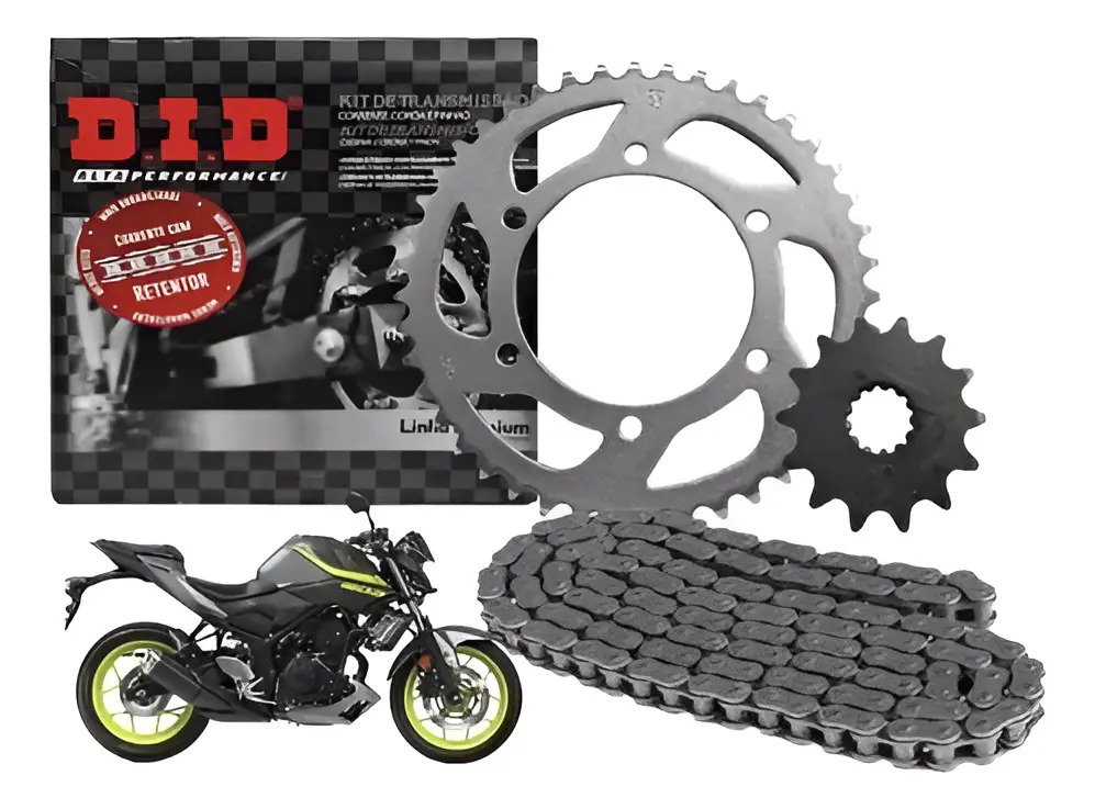 Kit Transmision Did Brasil Yamaha Mt 03 Yzf R3 Con Oring Rpm