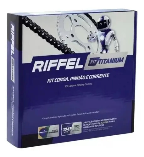 Kit De Transmision Riffel Honda Nxr 150 (49-17) Rpm