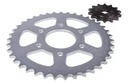Kit Corona  Piñon Transmision Bajaj Rouser Ns 200 39/14 Gris