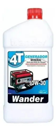  Aceite Generador Electrico 10w30 4t Mineral  1l Wander