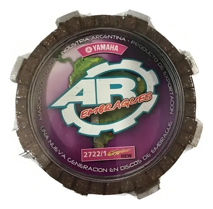 [2722/1] Juego de Discos de Embrague AR Yamaha Crypton 105 New Crypton 110