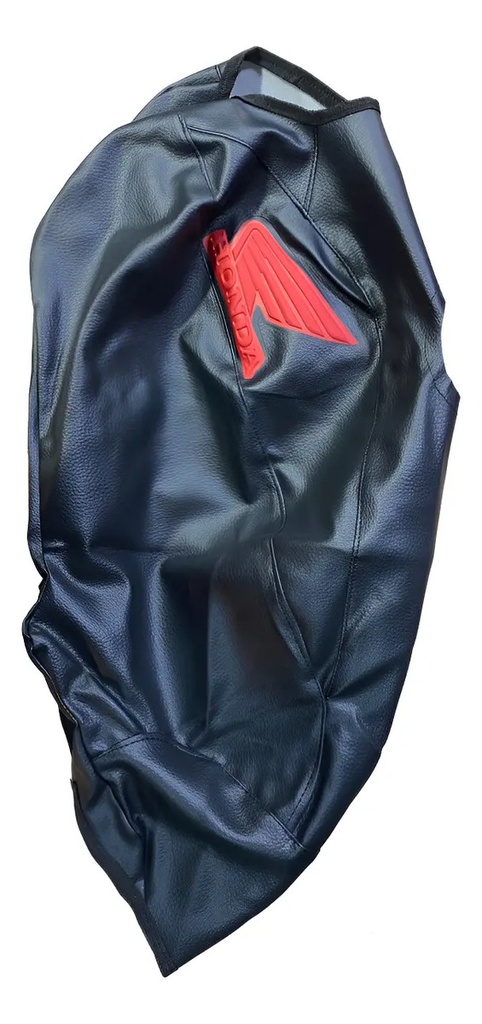 Funda De Tanque Honda Cg Titan 150 Frecuencia Gama Rojo Tc4 Negro