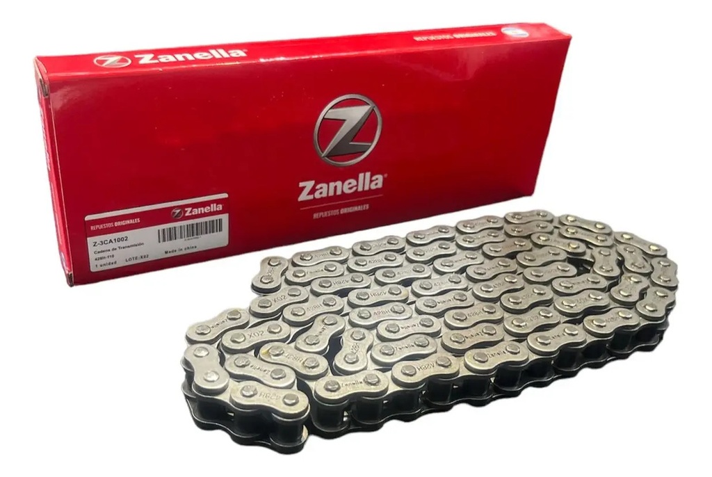 Cadena De Transmisión 428 110 Zanella Original Zb New Wave 