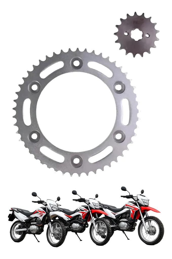 Kit de Corona y Piñon 48-16 Honda XR 160 XR 190