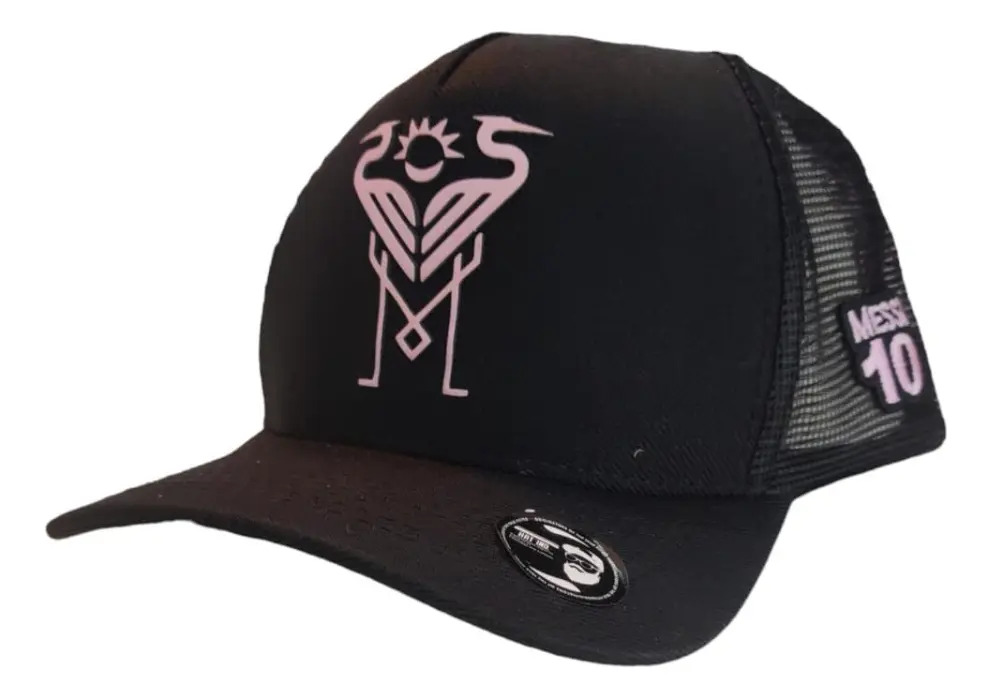 Gorra Trucker Regulable Inter De Miami Messi 10 Negro Rpm Negro Unico