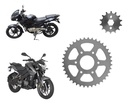 Kit Corona Piñon Bajaj 200 220 39-14 6 Agujeros Osaka Rpm Gris