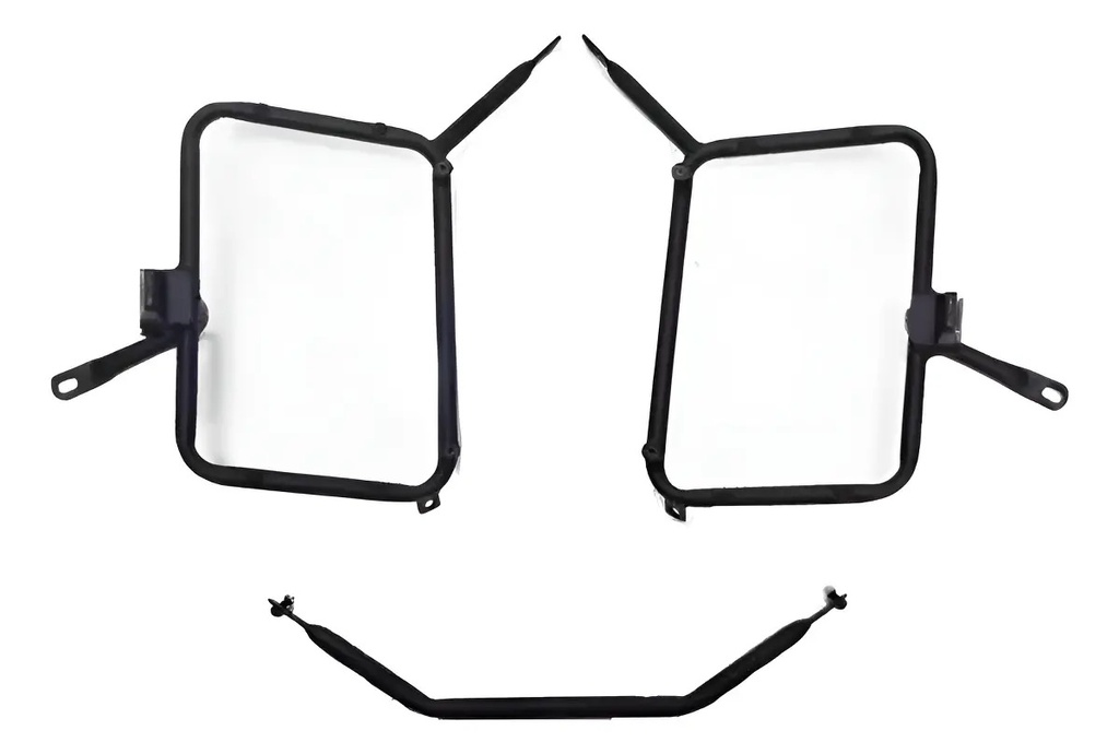 Porta Equipaje Soporte Baul Laterales Susuki Gixxer 150 Ira Negro
