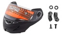 Repuesto Hawk Rs5/ Vector Kit Mentonera Negra Mate C/visor ® Negro Mate