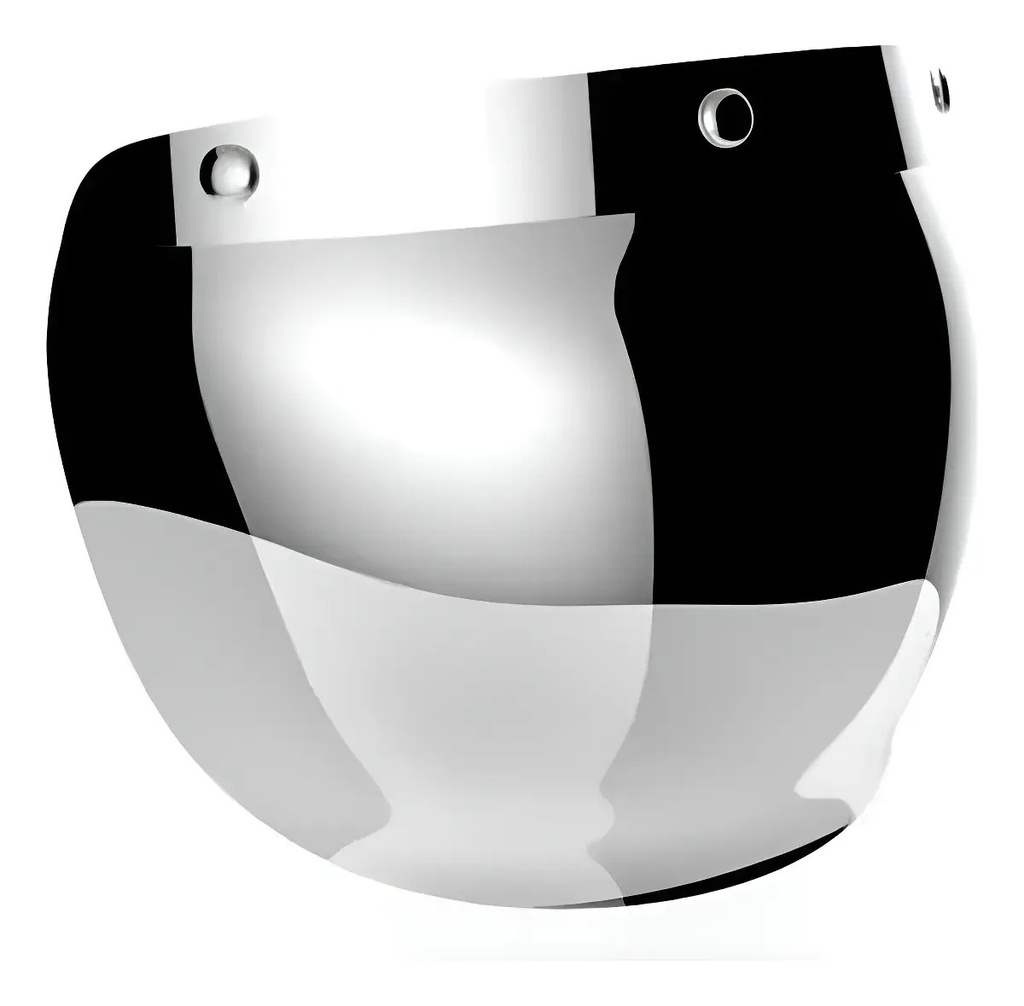 Visor Burbuja Espejado Casco Abierto Hawk 721 Rpm Espejado