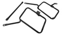 Soporte Lateral De Baul  Yamaha Fz 16 Fi 2.0 Ira Envio Negro