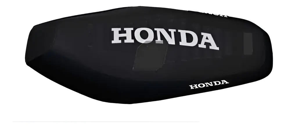 Funda De Asiento Tc4 Honda Wave   Negra Estampada Gama Negro