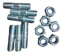 Kit Tornillos Porta Corona Rouser Ns 200 Espárragos Rpm Plata