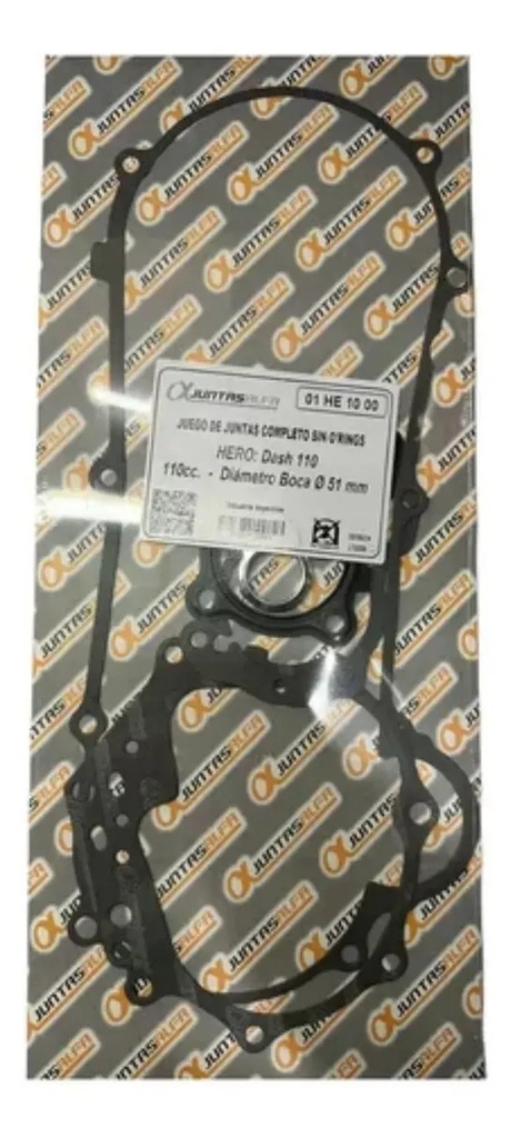 Juego Juntas Hero Dash 110cc Completo Sin Orings Alfa Rpm