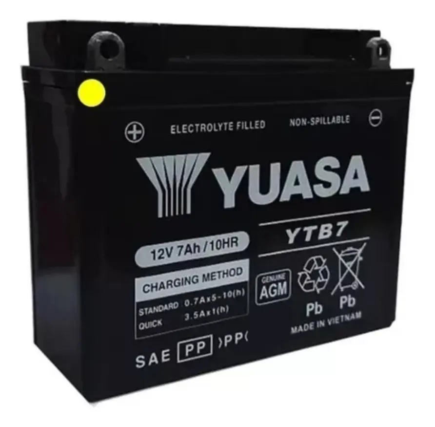 Bateria Yuasa Ytb7 Gel Honda Nx 150 Yamaha Xt 225 Yb7bb