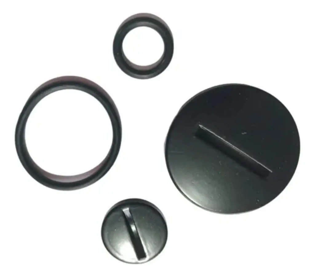 Kit Tapones Encendido Yamaha Fz 16 Ybr 125 Rpm Negro