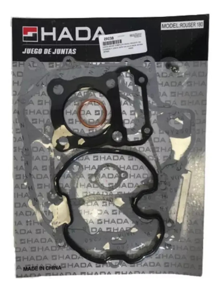 Juego de Juntas de Motor con O-Rings y Junta de Tapa de Valvula Bajaj Rouser 180