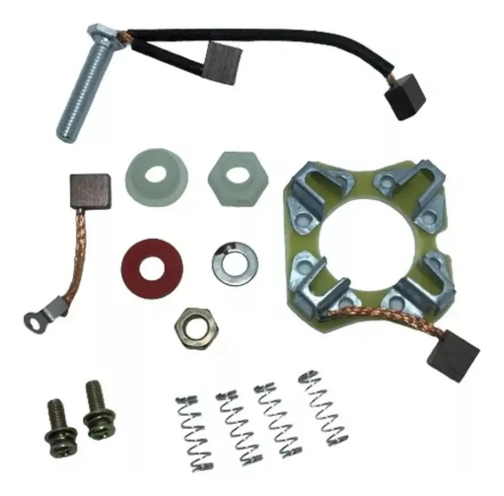Juego Porta Carbones Plaqueta Bajaj Rouser 200 Ns Rpm