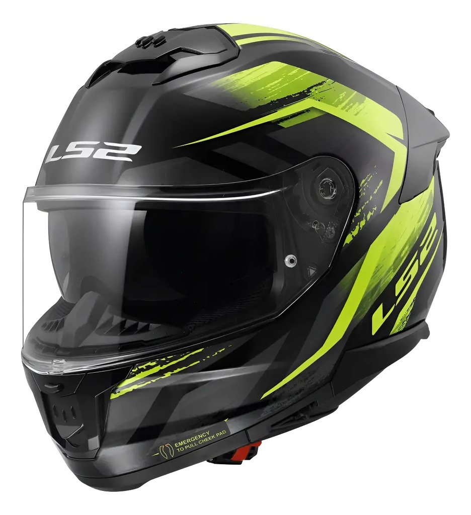 Casco Moto Integral Ls2 808 Stream 2 Fury Doble Visor Rpm